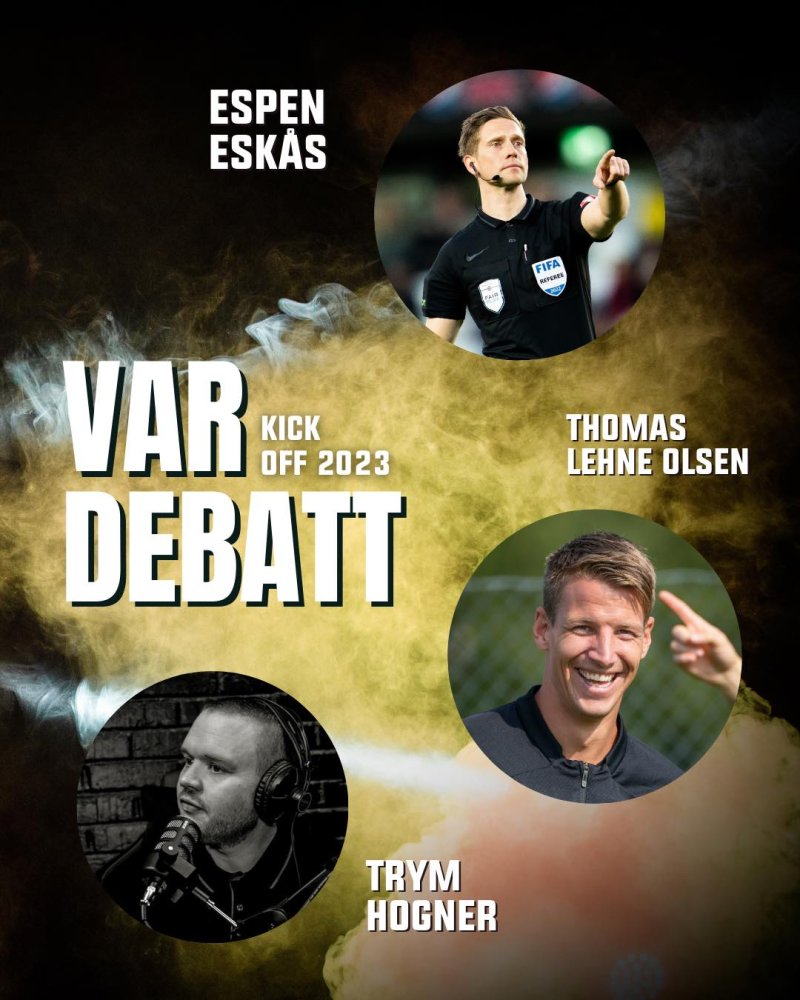 VAR-DEBATT: Den kommende sesongen innføres VAR i Eliteserien. Det skal vi snakke om på torsdagens kick-off.