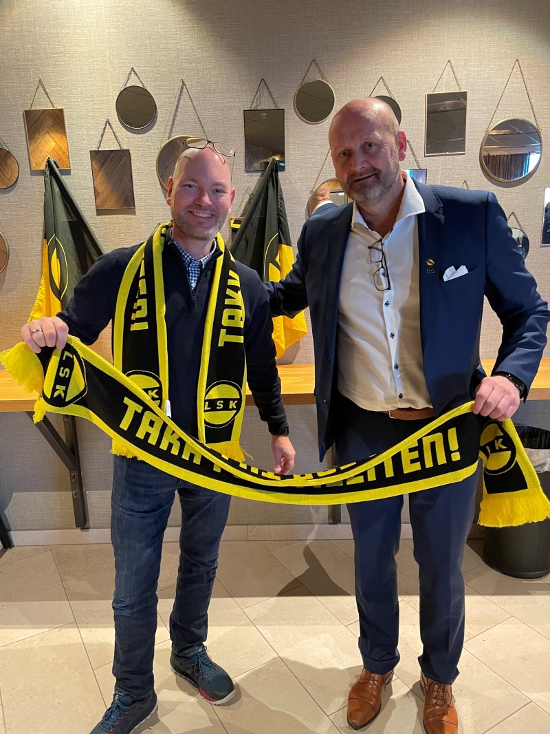 NY PARTNER: Trond Dyrli i PELIAS er glad for å bli en del av LSKs sponsornettverk.