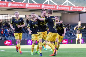 Jubel etter scoring mot Sogndal
