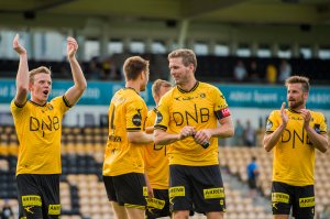 Jubel etter seier mot Viking