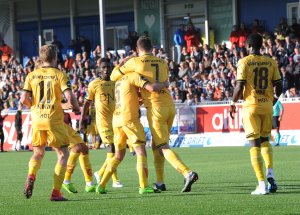 Jubel etter scoring mot Kristiansund