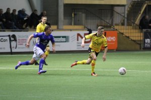 Fredrik Krogstad i treningskamp mot Start