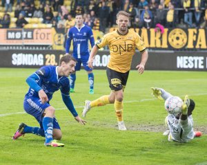 Mats Haakenstad og Arnold Origi mot Sarpsborg 08