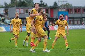 Jubel etter seier mot Stabæk