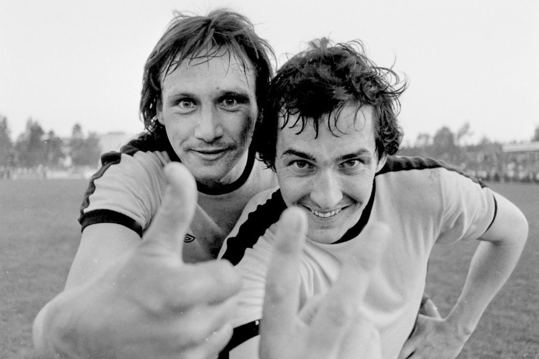 Frank Grønlund og Tom Lund. FOTO: Tore Sannum