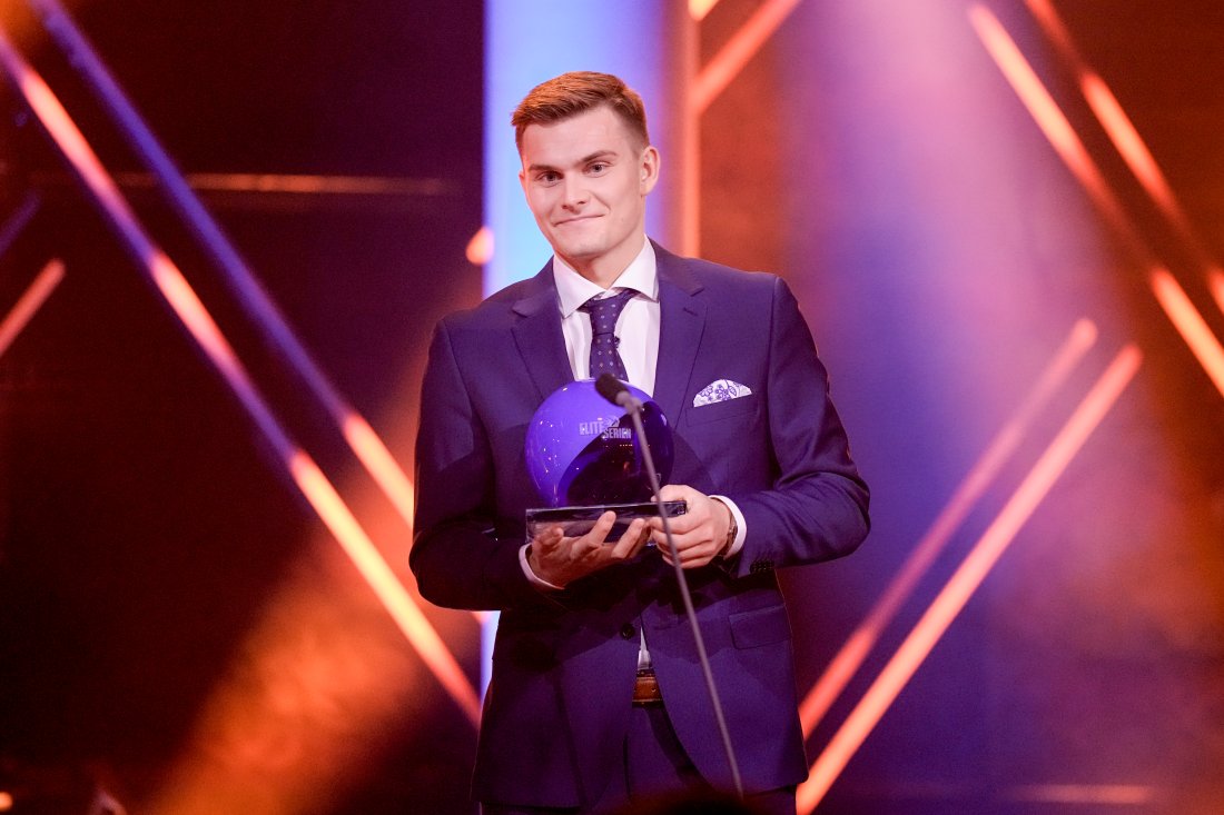 ÅRETS UNGE SPILLER 2021. Foto: Fredrik Hagen / NTB