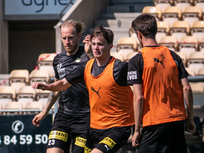 I HARD KONKURRANSE: Magnus Knudsen vil kjempe om en plass i startelleveren.<br />Alle foto: Emil Saglien Ruud.