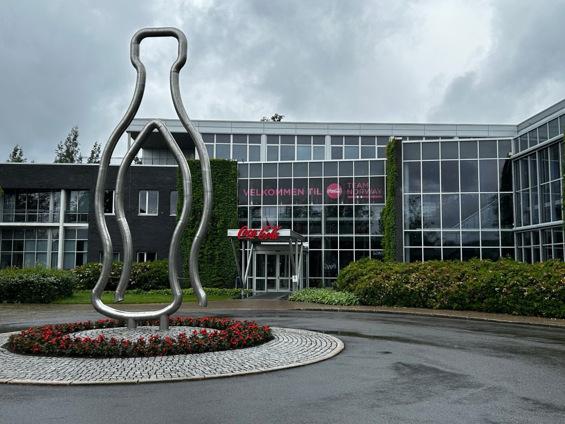 Coca-Cola holder til på Robsrud i Lørenskog