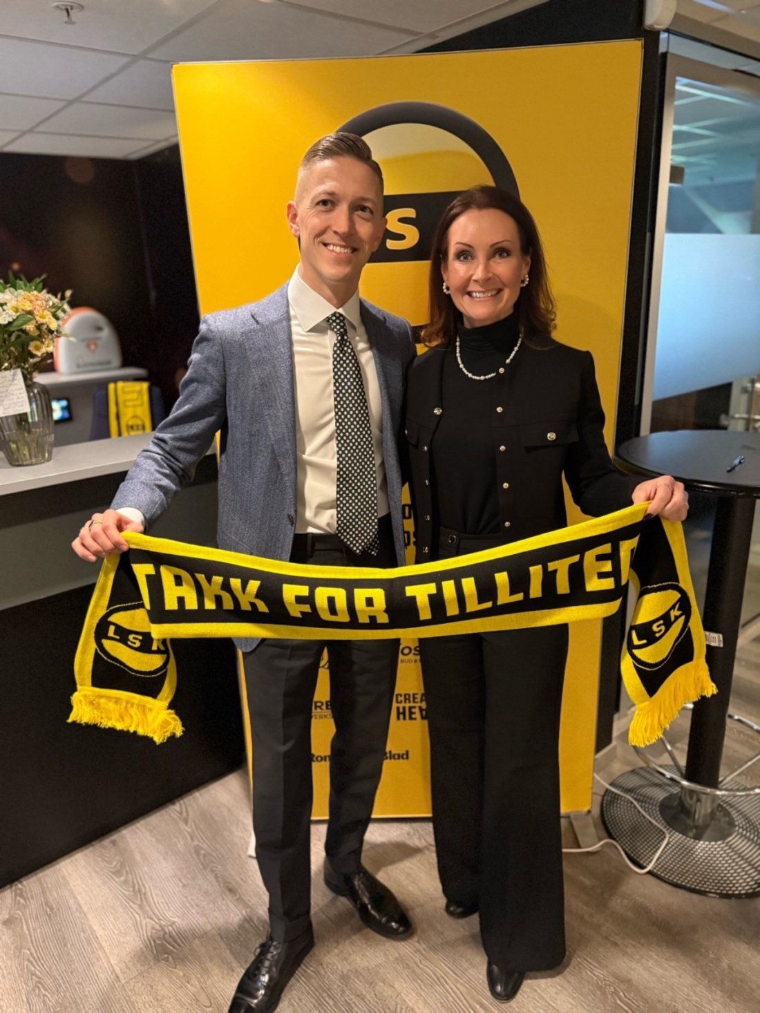 Janick Loewe, Business Performance coach i Sisac og Kari Herredsvela i LSK