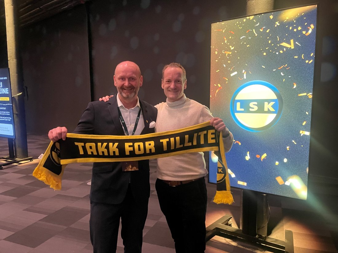 Daglig leder i LSK, Robert Lauritsen og Jon Christopher Lie i Color Line