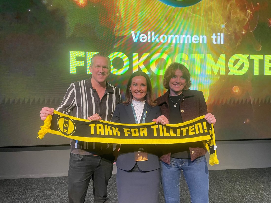 Thomas Åleskjær i OKS, Kari Herredsvela i LSK og Nan Bjaanes i OKS