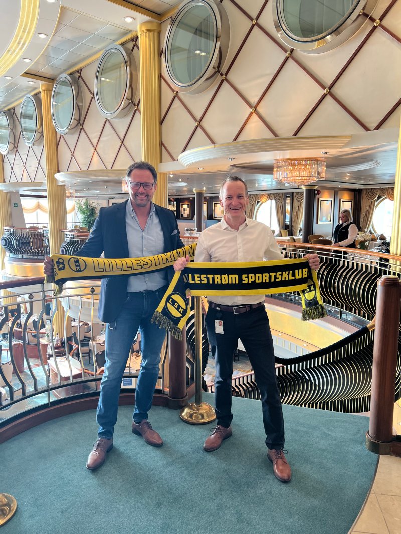 NY AVTALE: Color Line er klare for to nye år som LSK-partner.