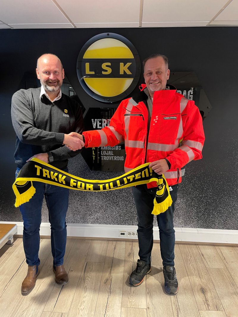 GODT SAMARBEID: Robert Lauritsen og Christian Walan er glade for å ha blitt enige om en ny avtale.