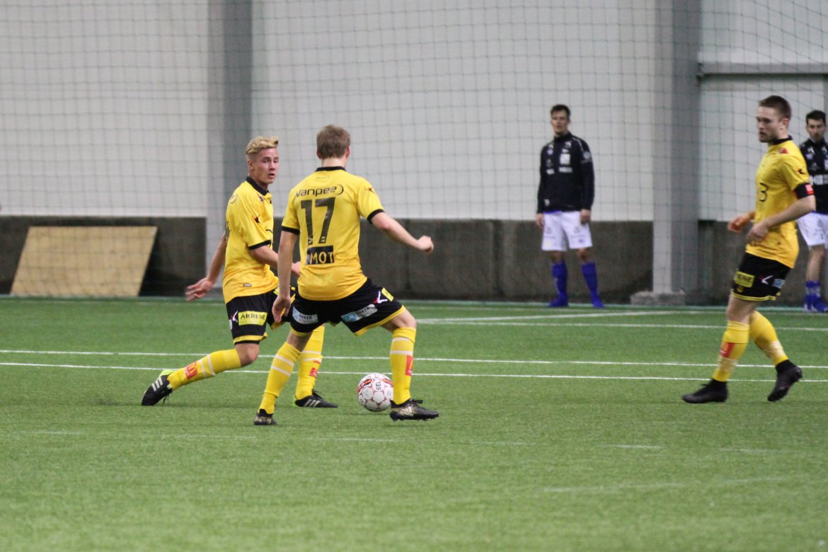 Erik Tobias Sandberg, Jørgen Kolstad og Marius Amundsen mot Start