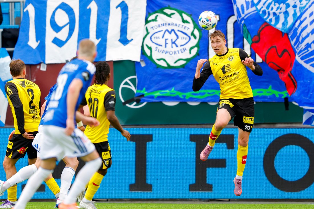 DEBUT FRA START: Ulrik Yttergård Jenssen fikk sin startdebut for LSK 2. påskedag da vi tok med oss tre sterke poeng hjem til Åråsen.&nbsp;