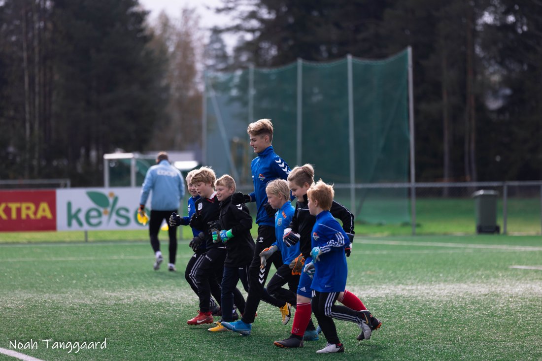 Åtte keepere deltok på treningen med Fredrik Vestgård